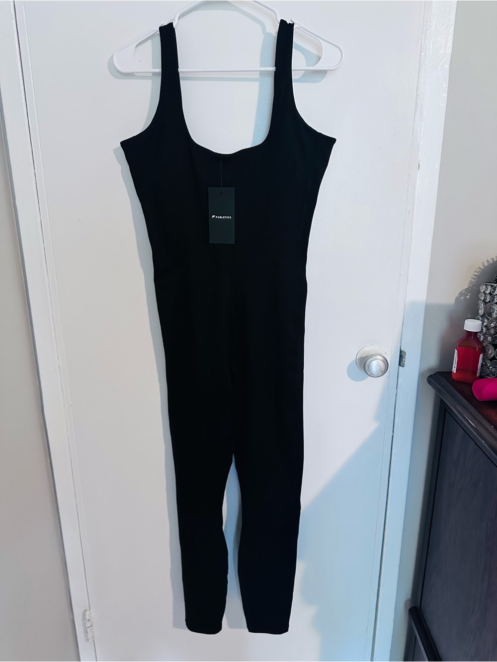 Fabletics Black Sleeveless Scoop Neck Jumpsuit